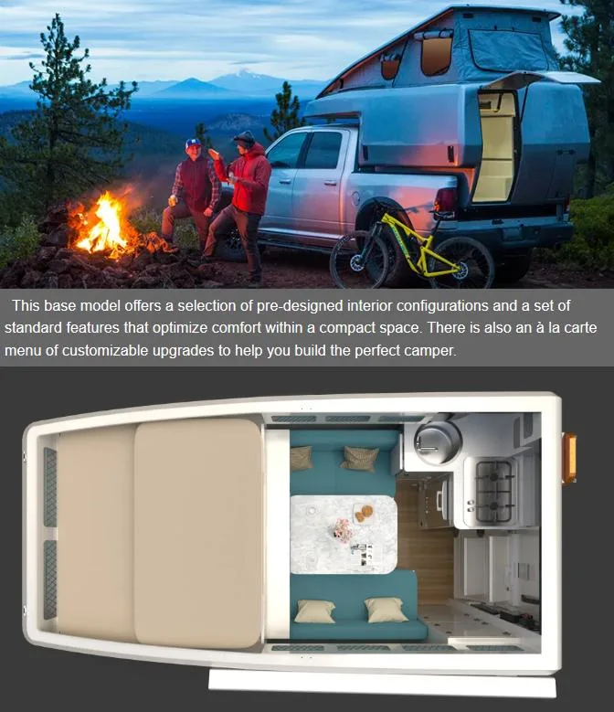 Customizing 4X4 Heavy Duty Mobile 4WD 12 Person Camper Van Camping Car