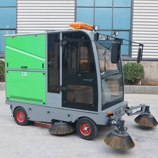 Industrial Electric Battery Ride on Road Street Floor Leaf Collecting Machine Dust Sweeper 