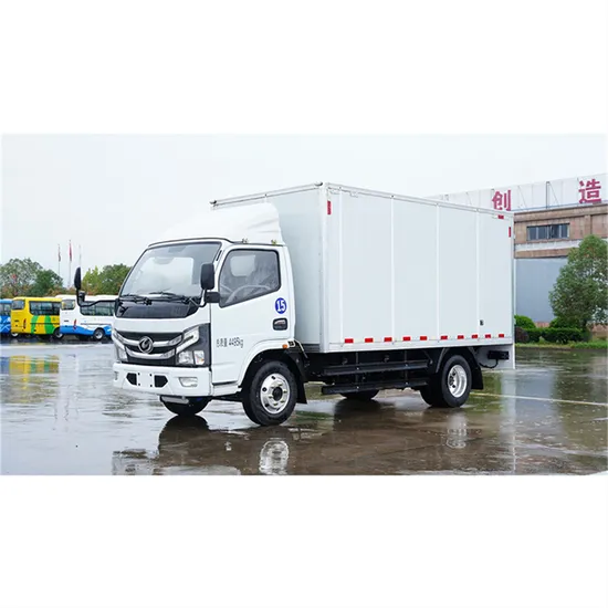 Dongfeng 2025 Electric Freezer Cargo Truck 4X2 Light Refrigerator Van Trucks Pure Electric Loading Capacity High Quality for Sale 
