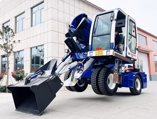 China Mixer Truck Leite Manufacturer 1 to 6 Cbm Small Mini Self Loading Concrete Truck Mixer with Hydraulic Concrete Mixer Machine Prices for Sale