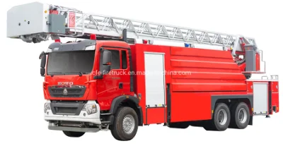 Sinotruk HOWO 32m Aerial Ladder Rescue Fire Fighting Truck