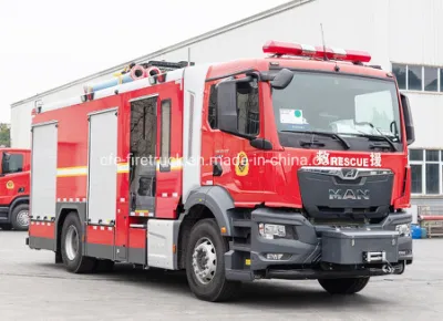 Man Tgs22.510 Cafs Fire Fighting Truck with 4000L Water and Foam