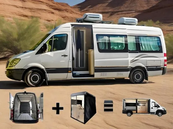 Mini Caravana Camperizar Custom Van Sprinter Conversion Motorhome Camper Van 
