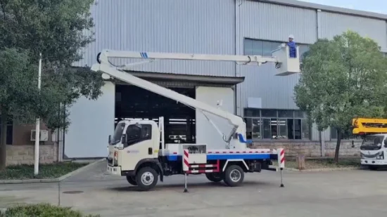 16m 22m 23m Telescopic Boom Aerial Work Platform High Altitude Operation Truck with Working Bucket