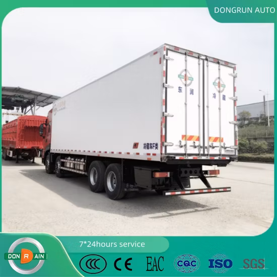5 Ton 10 Ton Cooling Box Freezer Cargo Refrigerated Van Box Truck Food Van Cargo for Milk Meat Fish Refrigerator Truck