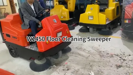 Commercial Large Electric Road Street Floor Vacuum Sweeper with CE 