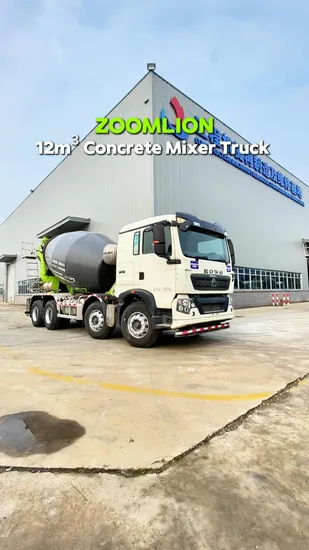 2021 Used Zoomlion HOWO 12cbm 12m³ Construction Machine Concrete Mixer Truck in Stock 