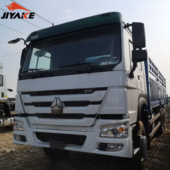 Sinotruk HOWO 6X4 371HP Flatbed Van Lorry Truck Cargo Truck with Sidewall