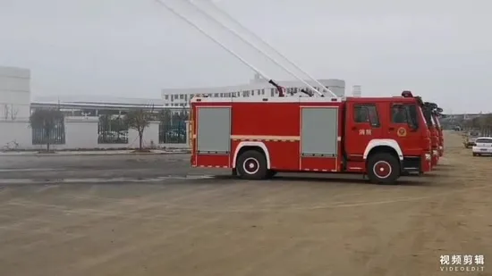 Customized Rescue Water Fire Truck with Fine Water Cannon Fog Spray Machine Fire Fighting Engine (4T Tanker Sprinkler Dust Control FOG Suppression Truck) 