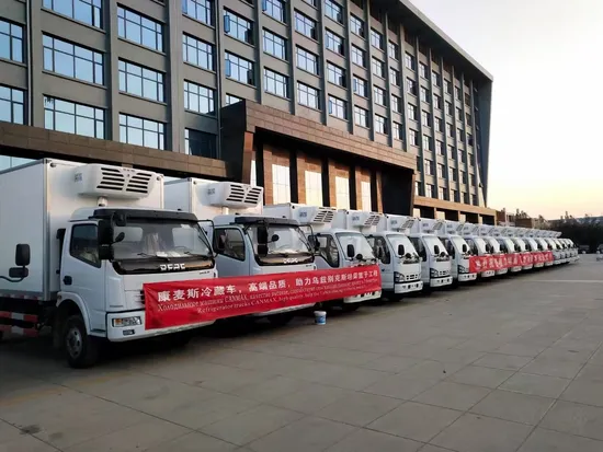 I Suzu Refrigerator Van Truck 4.2meter Small Refrigerated Trucks 