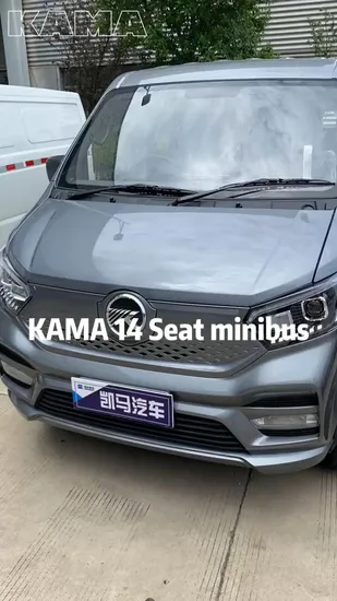 Customized 12/13/14 Seat Kama S7 Automatic Cargo Commercial Vehicle 4X2 Mini Bus Camper Electric or Gasoline Van Truck 