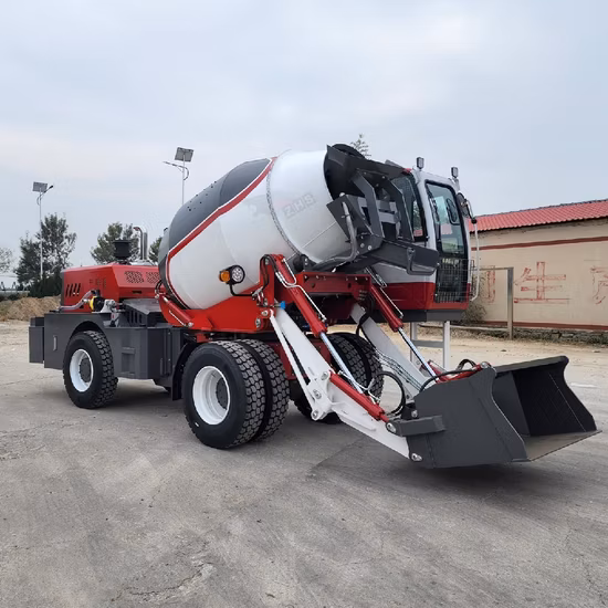 Mobile Diesel Mini Electric Portable Planetary Concrete Cement Truck and Pan Mixer with CE